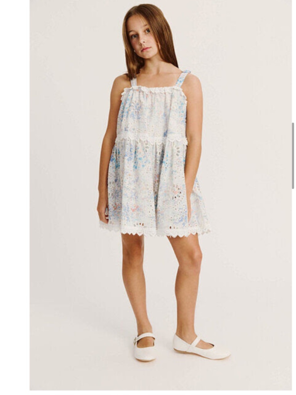 NWT Bardot girls dress Sylvie Broderie